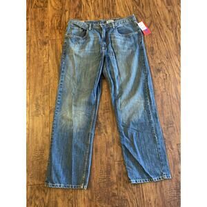 Merona Metclad Classic Men’s Straight Blue Jeans Size 38x32